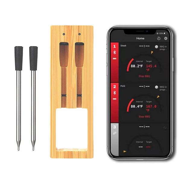 Meater-4-Probe + 165ft Smart Meat Thermometer 165 Feet Wireless Long Range  new