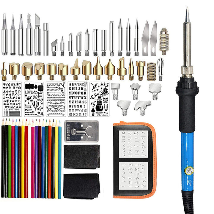 Tilswall Wood Burning Set,71pcs Wood Burning Tool with Adjustable Temperature