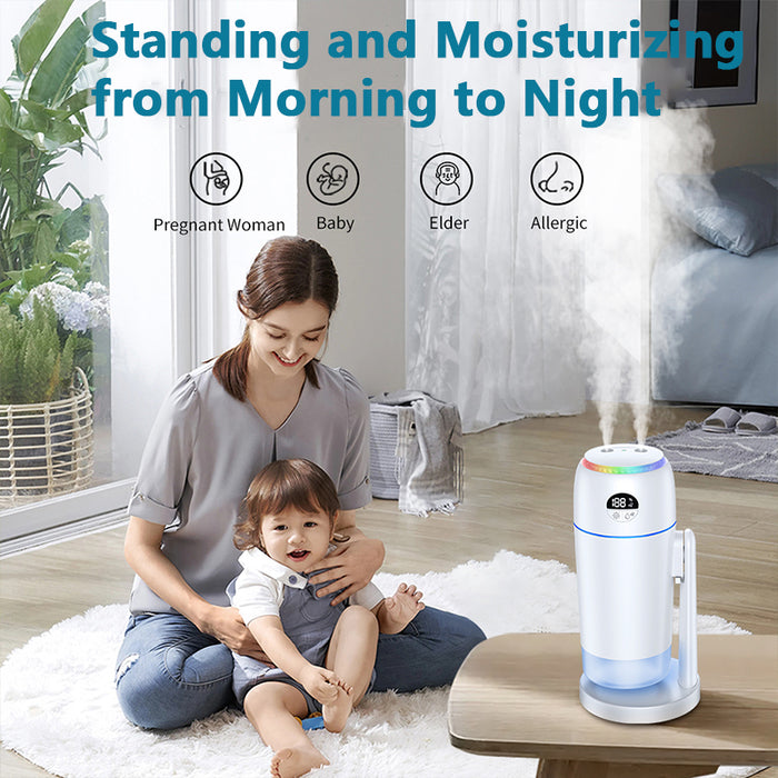 Rechargeable Portable Humidifiers with Adjustable Angle