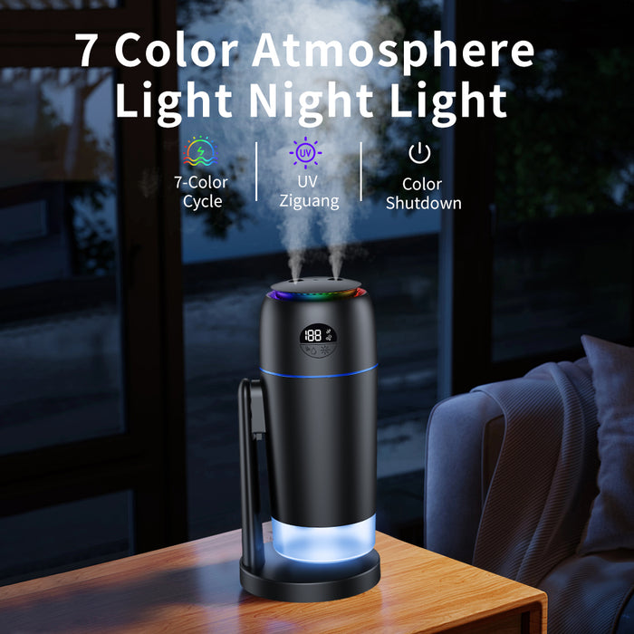 Rechargeable Portable Humidifiers with Adjustable Angle