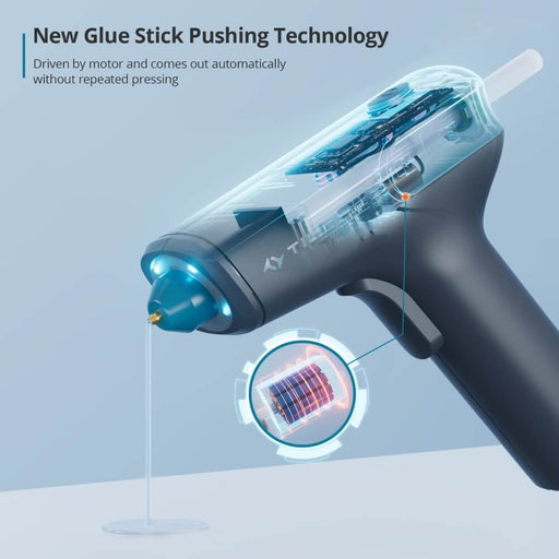 new glue stick pushing technology