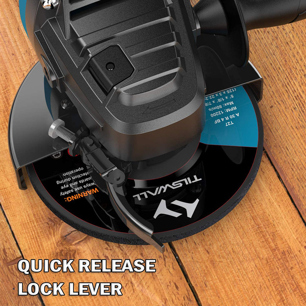 860W Angle Grinder 125mm Side Disc Grinder — Tilswall