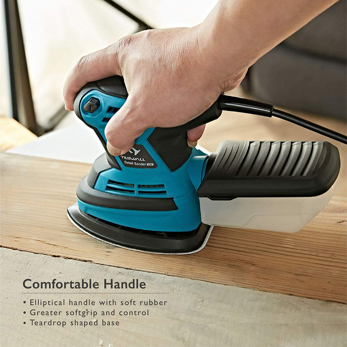 21V Cordless Random Orbital Sander — Tilswall