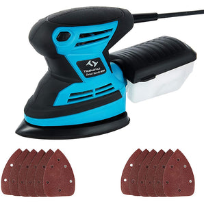 Mouse Sander 200w with 12pcs Sanding Pads