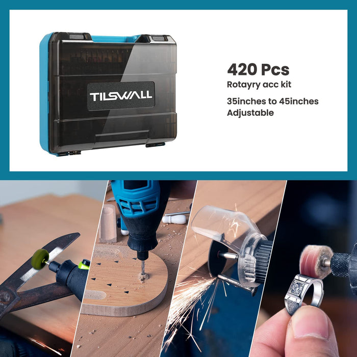 Rotary Tool Accessories Kit 420pcs