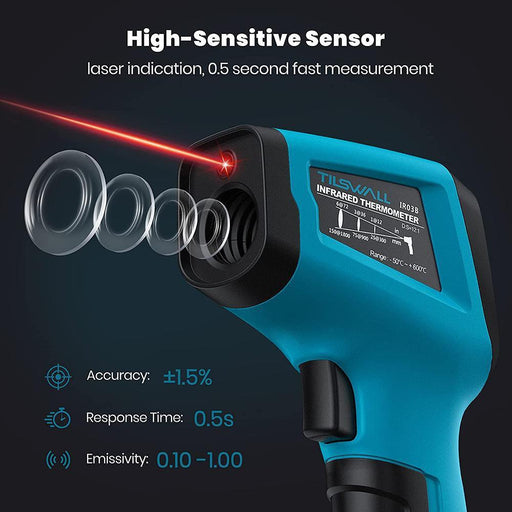 infrared thermometer laser indication, 0.5 second fast measurement