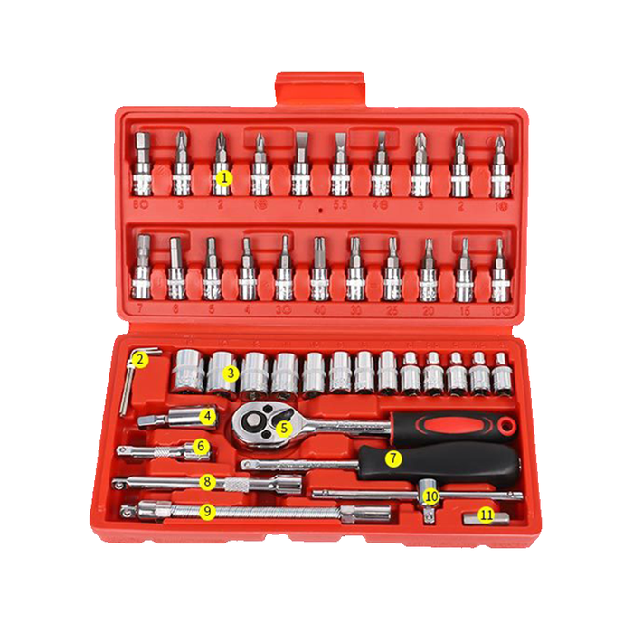 Reversible Ratchet Wrench Tools Kit